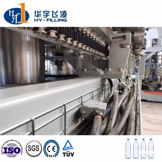 Pré-forma de plástico totalmente automática para animais de estimação 4 6 8 cavidades de enchimento de recipientes de garrafas de óleo de água para fazer garrafas de sopro estiramento de moldes de sopro Máquina de moldagem de moldes