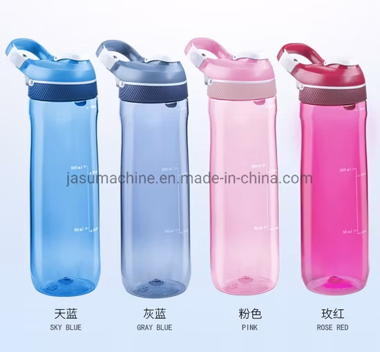 Máquina de moldagem por sopro de garrafa de água esportiva de plástico transparente PE PP PC Pctg Tritan PLA Sk Máquina de moldagem por sopro de injeção de plástico de uma etapa totalmente automática